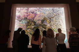 Custom modular frame by Daly Co. for Rebirth by Japanese artist Manabu Ikeda, exhibited at the Audain Art Museum in Whistler, BC. Designed for precision assembly, integrated lighting, and disassembly for touring exhibitions. 